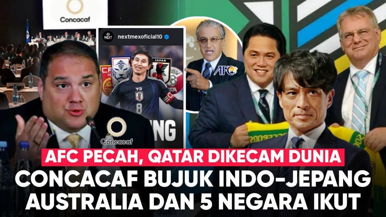 Makin Full Power! Australia Gertak AFC, CONCACAF Bujuk Jepang-Indo Gabung, Dunia Prihatin dg Asia