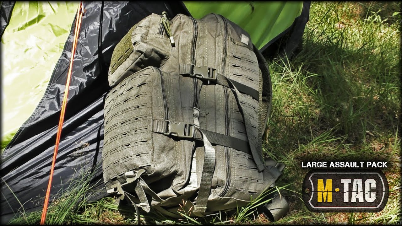 Тактический рюкзак LARGE ASSAULT PACK LASER CUT М-ТАС/Tactical Backpack