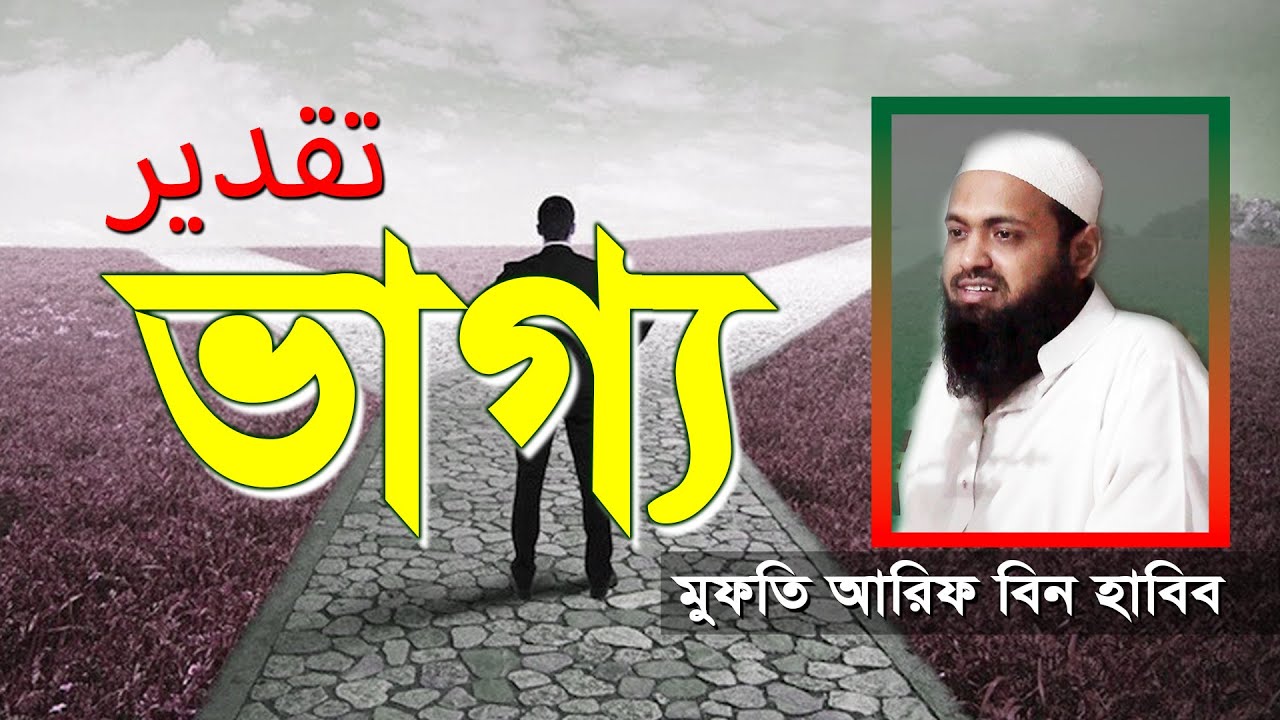 তাকদির বা ভাগ্যে বিশ্বাস না রাখলে ঈমান পরিপূর্ণ হবে না। মুফতি আরিফ বিন হাবিব। Arif Bin Habib New Waz