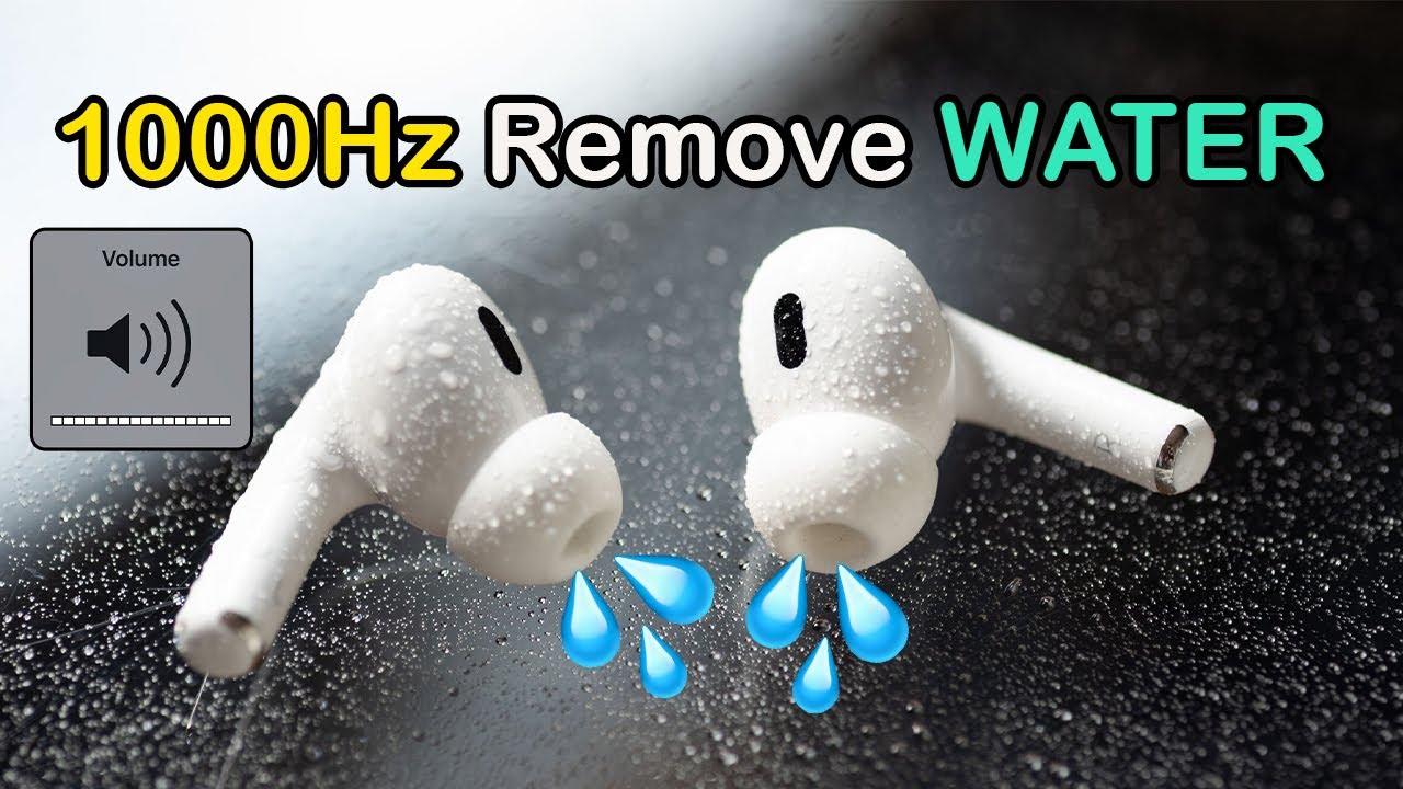 Sound To Remove Water From Airpods