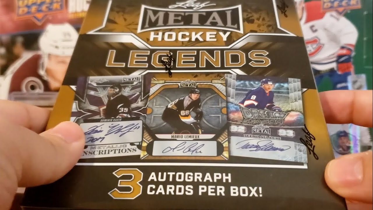 2025 Leaf Metal Hockey Legends (2 Boxes) - Multiple 1 of 1s