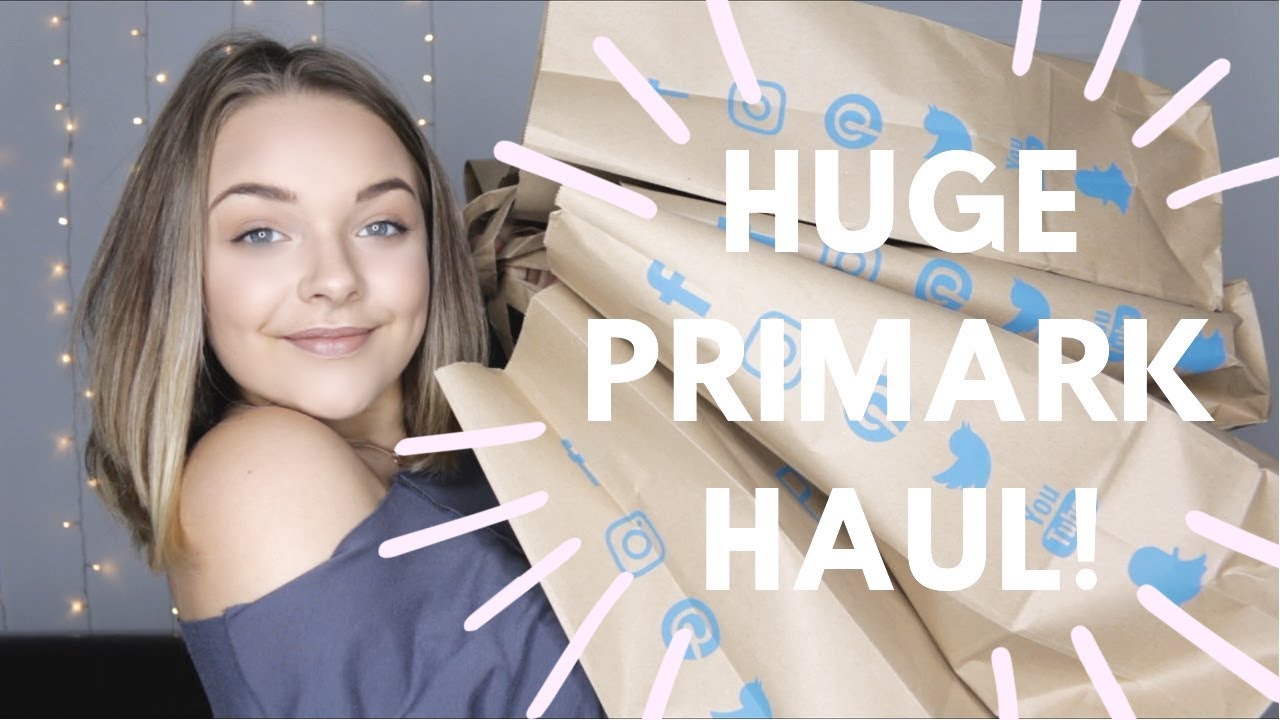 THE BIGGEST PRIMARK HAUL YOU'LL EVER SEE! | AUTUMN/WINTER 2018 🙈🍂🍁🙌🏻