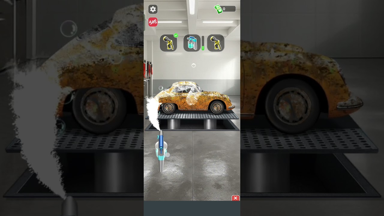 clean car #asmr #gaming #games