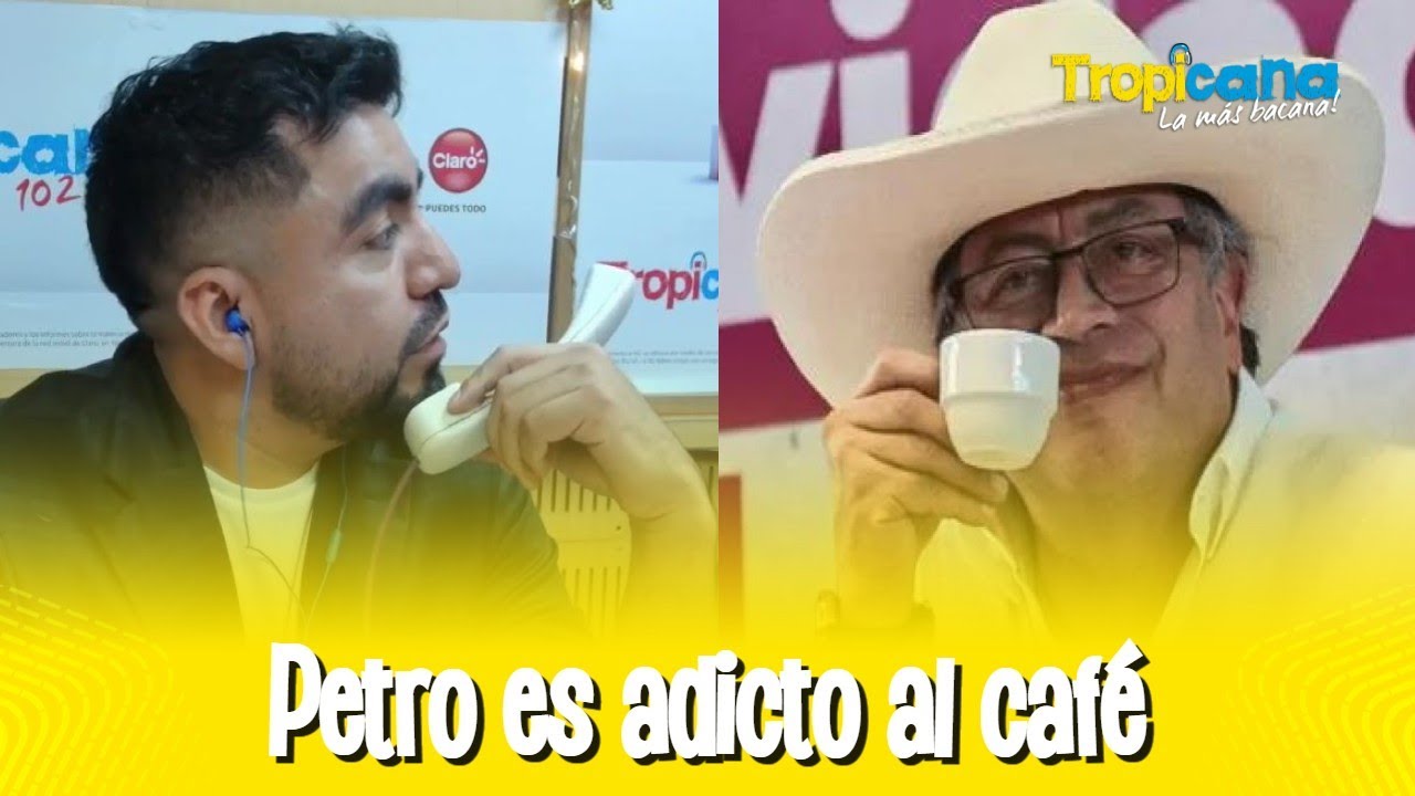Gustavo Petro es adicto al café de las mañanas