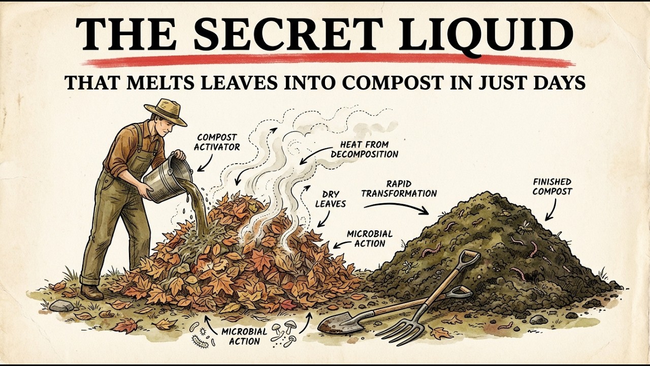 The Secret Liquid That Melts Leaves Into Compost in Just Days!