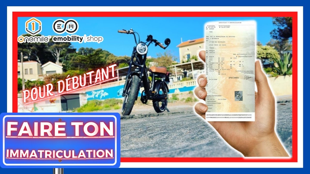 FAIRE ton Immatriculation FACILEMENT - ONEMILE SCRAMBLER V - ONEMILE SCRAMBLER S