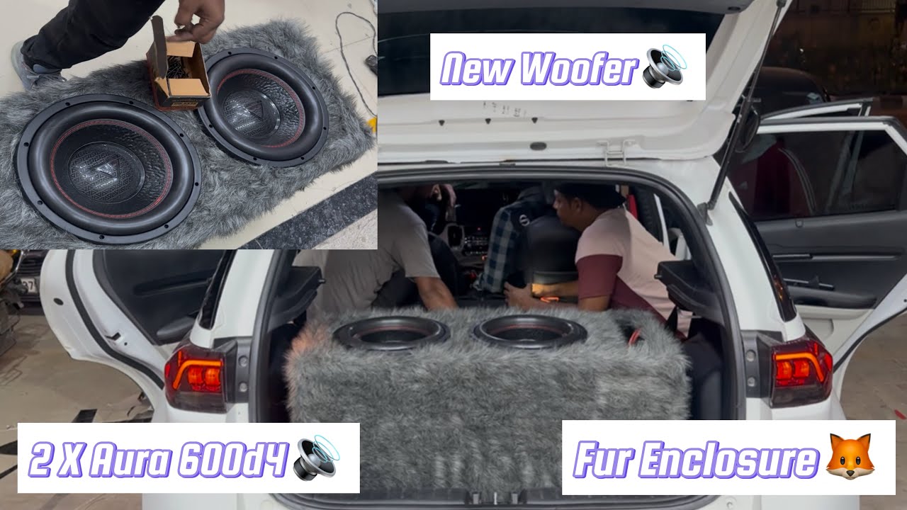 New Aura woofer in Sonet 🔊/ Too Loud 🎶😱