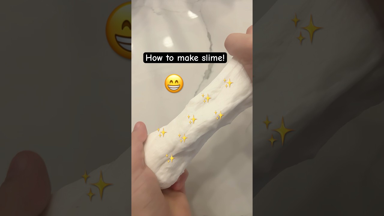 How to make slime!  