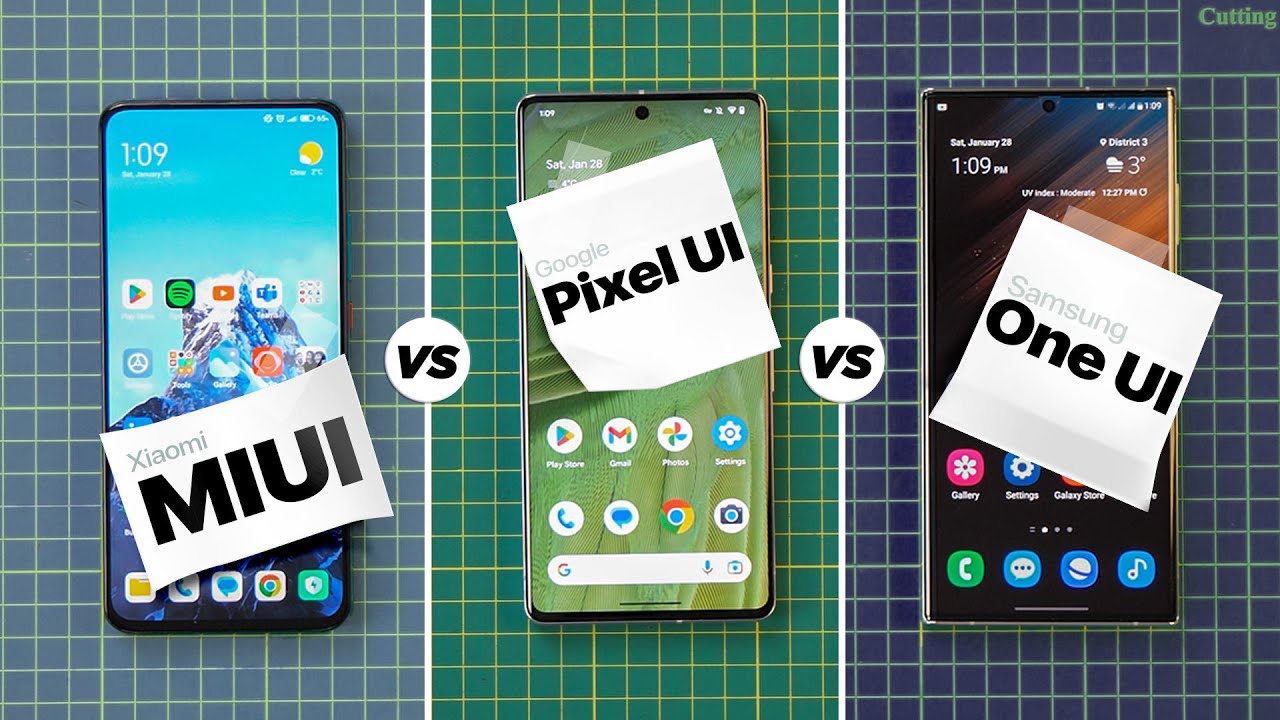 بهترین تجربه اندروید؟ | MIUI vs OneUI vs Pixel 📲 مقایسه اندروید شیائومی و سامسونگ و پیکسل