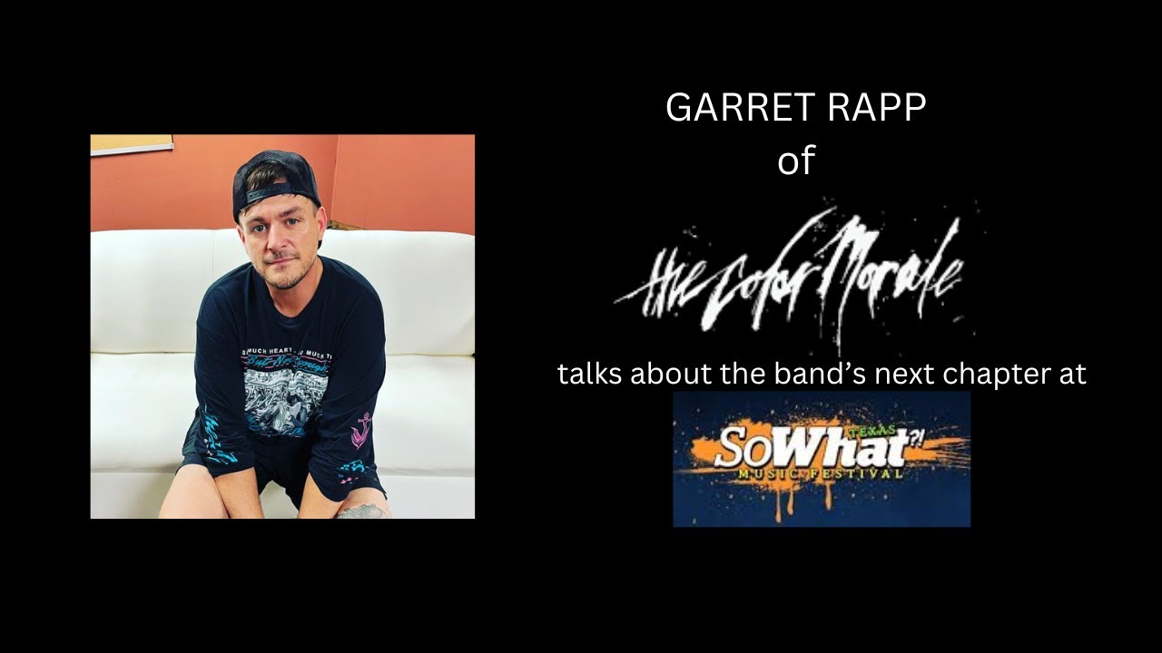 Garret Rapp of The Color Morale, interview 11 at So What Music Festival