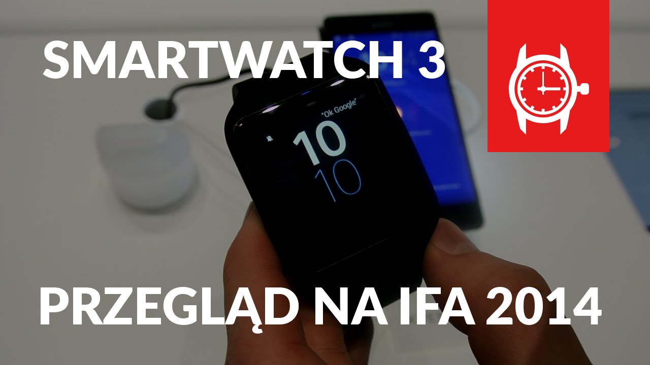 Sony Smartwatch 3 Prezentacja Przegląd na IFA 2014