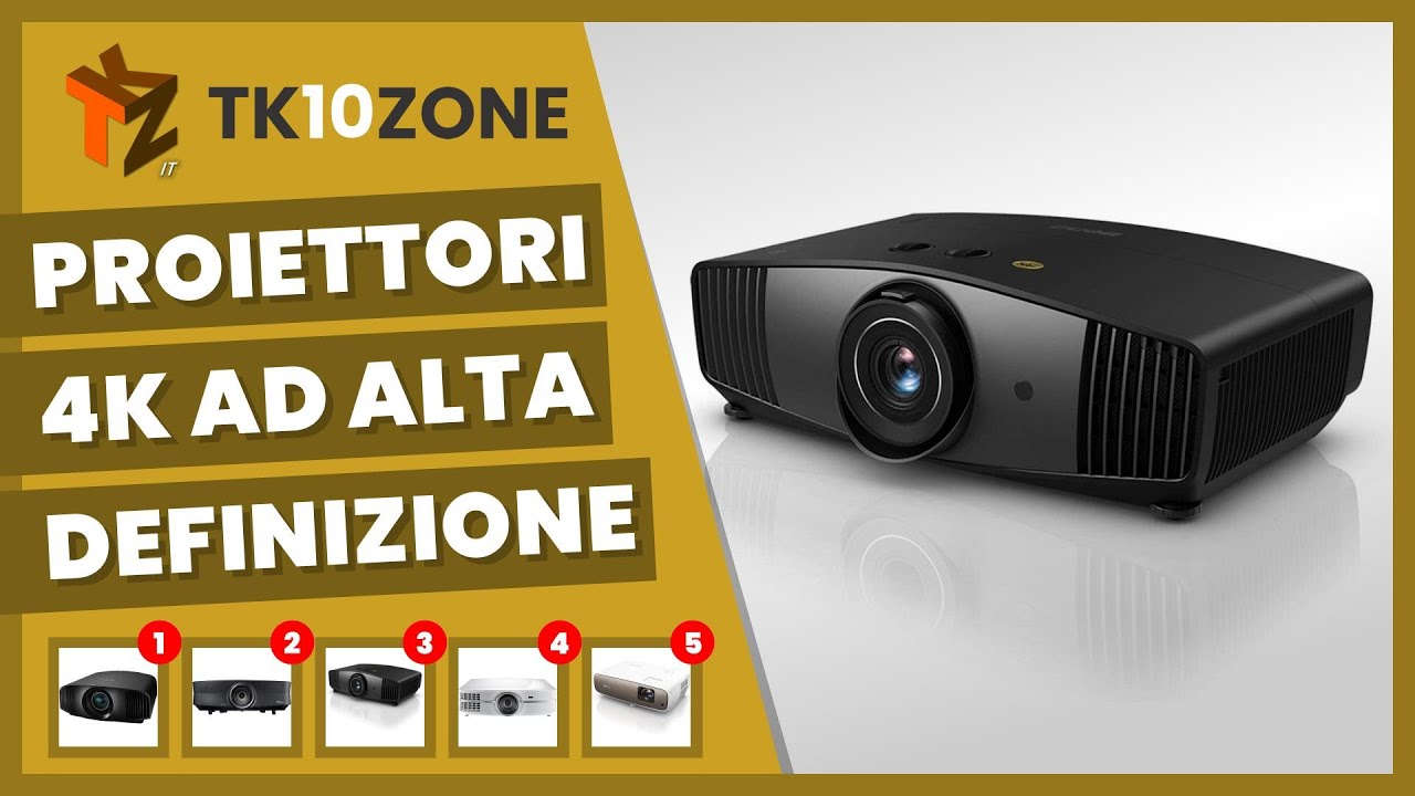 I 5 migliori proiettori 4K per home theatre ad alta definizione