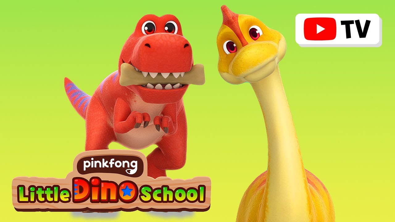 [TV for Kids] Tyrannosaurus Rex X Brachiosaurus ONLY | Best Dinosaur Songs | Dinosaurs for Kids