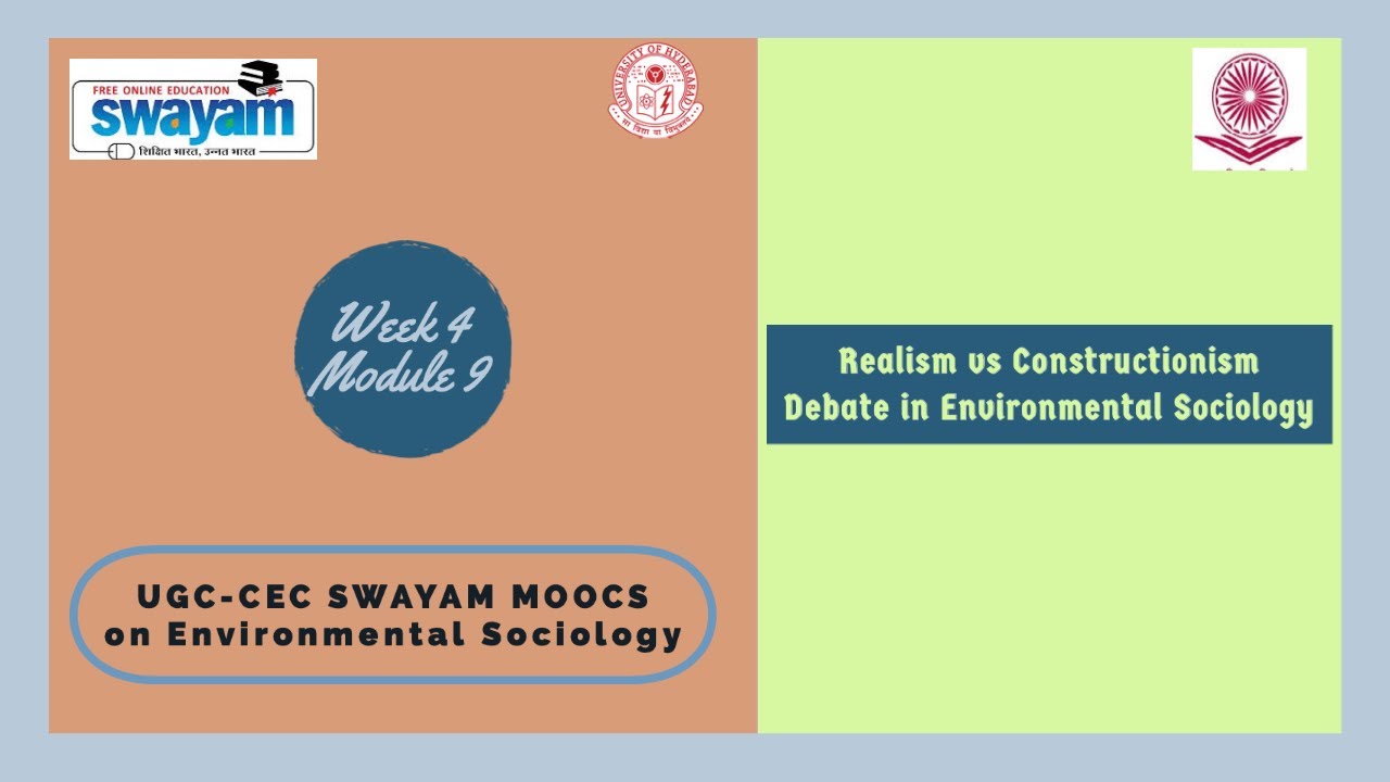 Module 9  - Realism vs Constructionism Debate- Part A