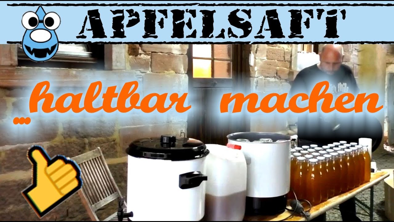 😄👍Apfelsaft selber machen🌻haltbar machen🌞einkochen