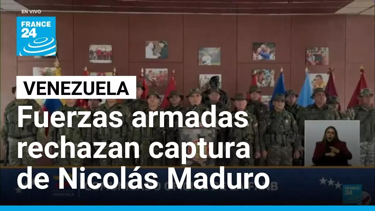 Ministro de Defensa de Venezuela rechaza captura de Maduro y llama a retomar actividades diarias