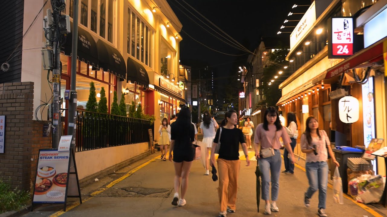 [4K] 많은 사람들로 붐비는 일요일의 강남 산책. A Sunday stroll through Gangnam 4K. #강남#걷기#gangnam#seoul#江南