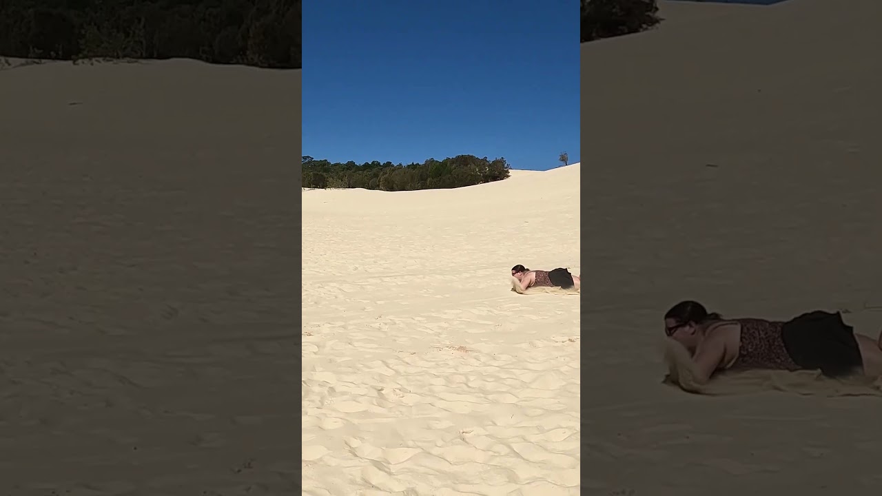 Have You Ever Tried Sandboarding? | Moreton Island in Australia
