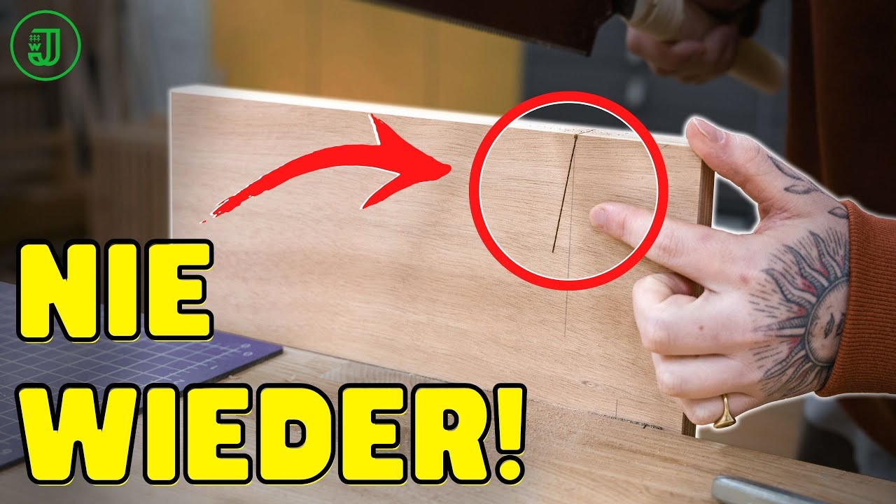 Perfekt GERADE S&Auml;GEN ohne teure S&auml;gehilfe: Dieser TRICK ist einfach genial! | Jonas Winkler