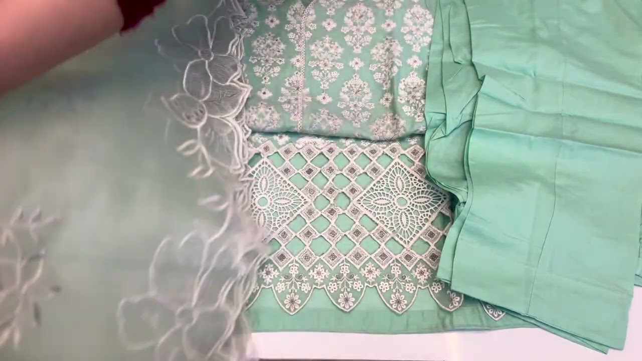 Bin Saeed n riwayat emb small size stitched collection @discounted price -2250/-☎️8445012262