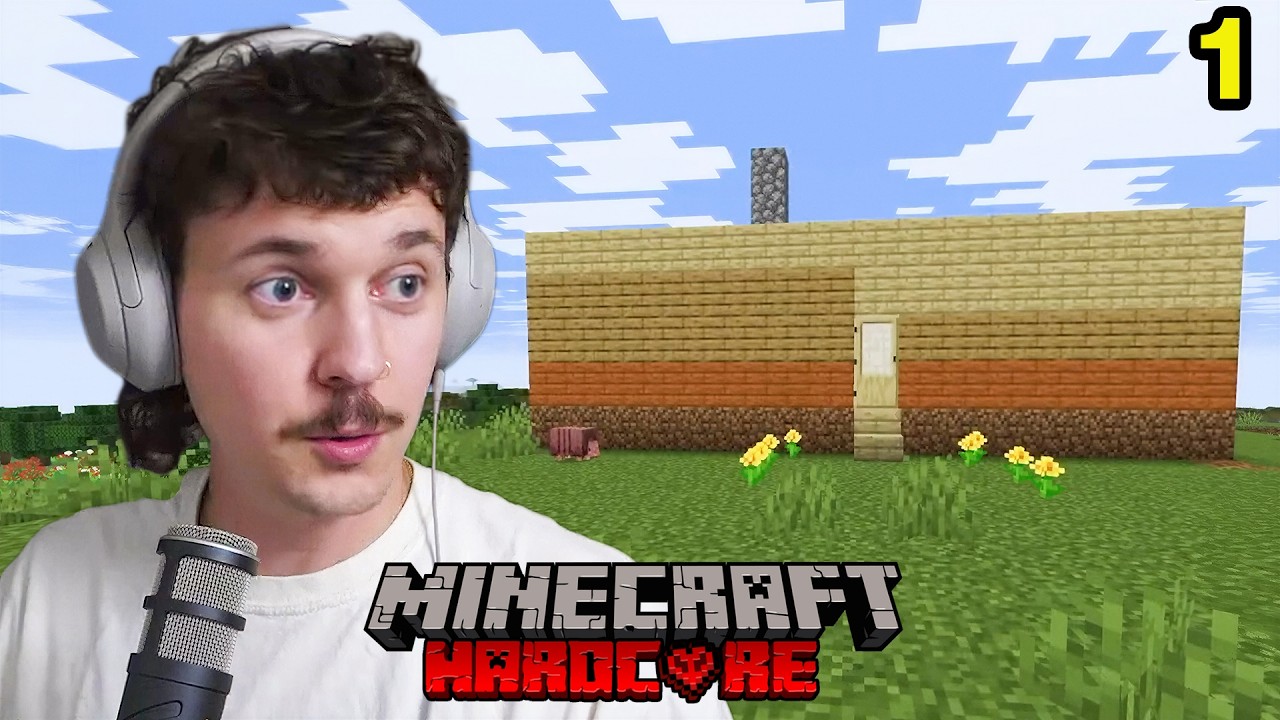 Строю свой новый дом (Minecraft Hardcore)