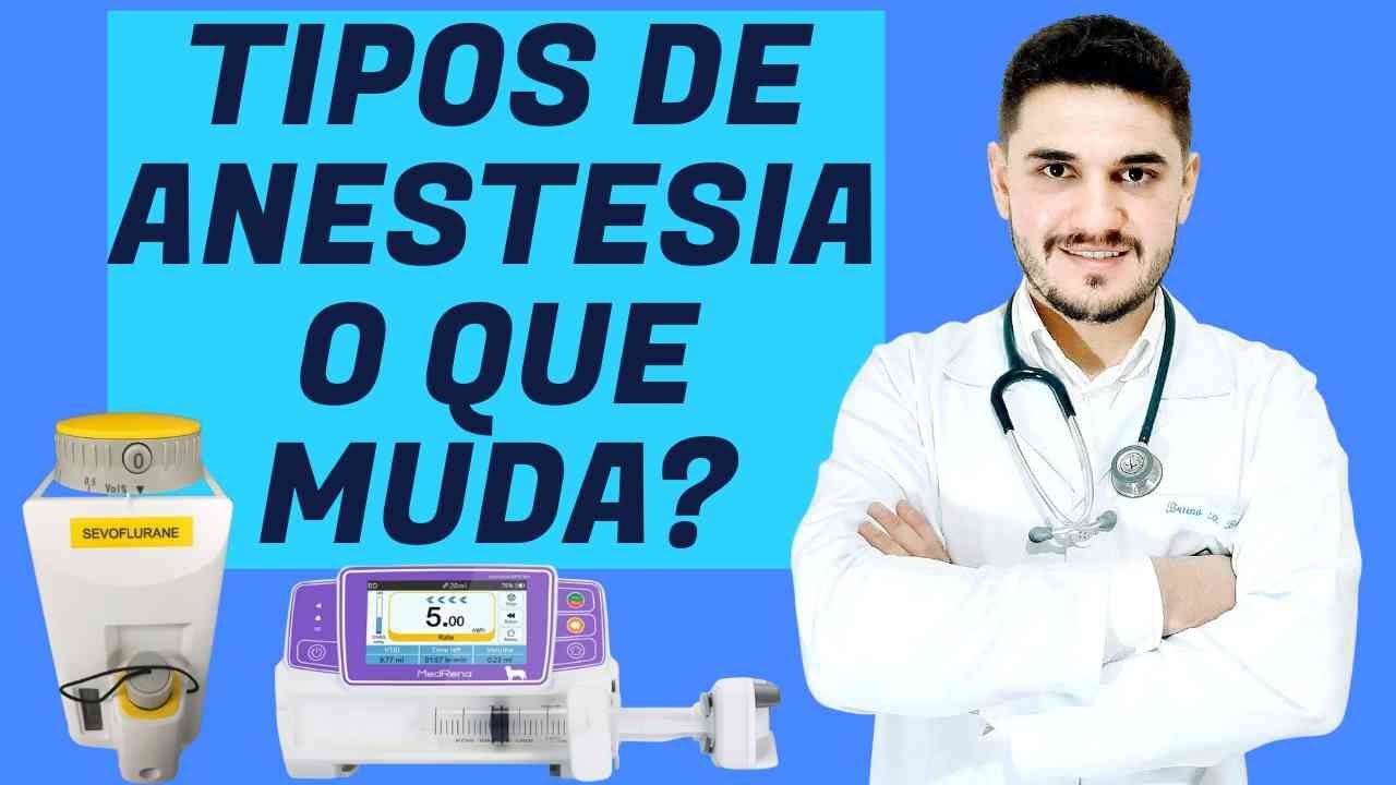 TIPOS DE ANESTESIA GERAL VETERINÁRIA