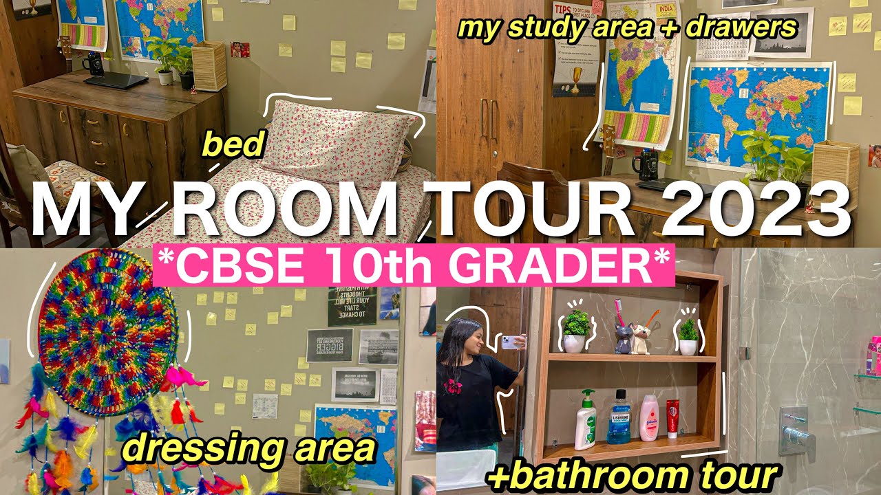 MY ROOM TOUR 2023 | CBSE 10th GRADER (most requested) | #roomtour #myroom