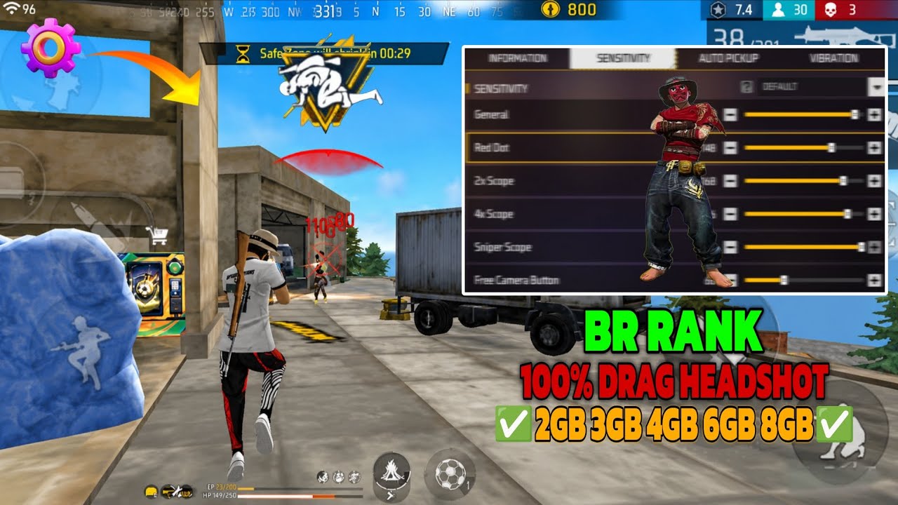 Free Fire Headshot Setting After OB53 Update 2026⚡Best Sensitivity Settings ⚙️| Sensitivity Setting 