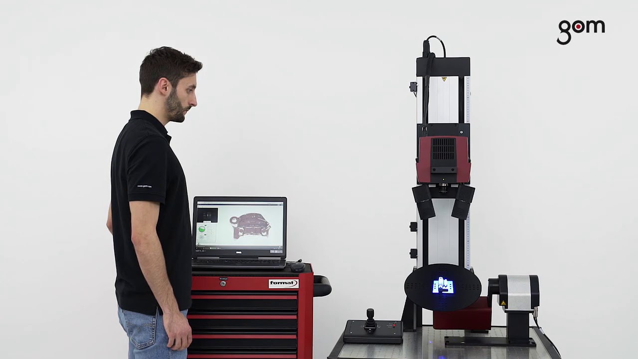 ATOS Compact scan GOM lift