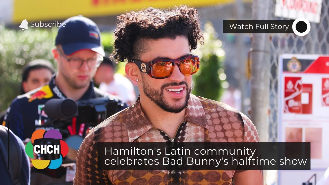 Латиноамериканское сообщество Гамильтона отпраздновало выступление Bad Bunny в перерыве матча.