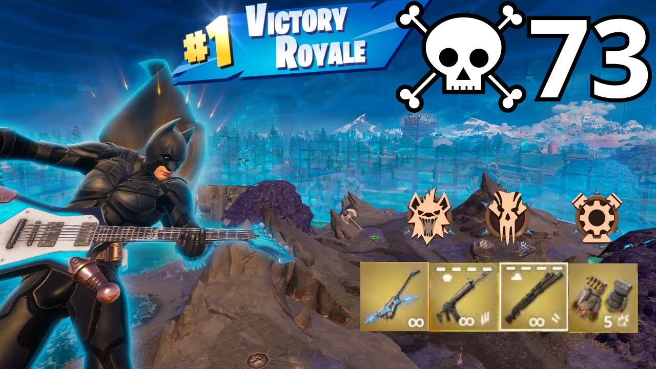 73 Elimination BATMAN Solo Vs Squads Zero Build Gameplay WINS (NEW Fortnite Chapter 5 Season3)