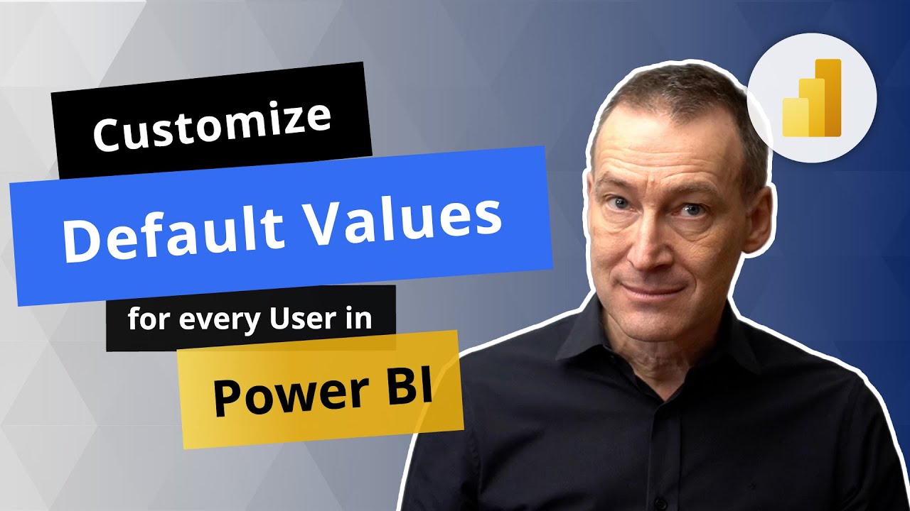 Настройте значения по умолчанию для каждого пользователя в отчетах Power BI
