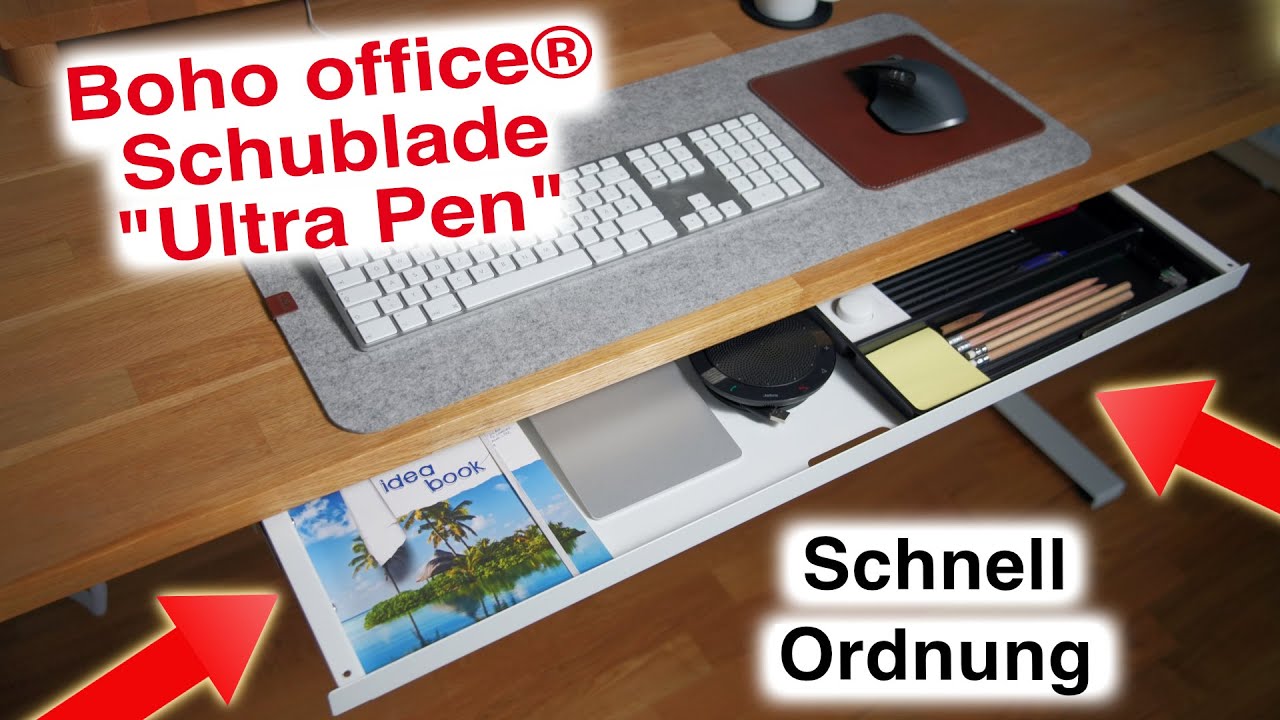 boho office&reg; Schublade &bdquo;Ultra Pen&ldquo; f&uuml;r meinen easyDesk Schreibtisch