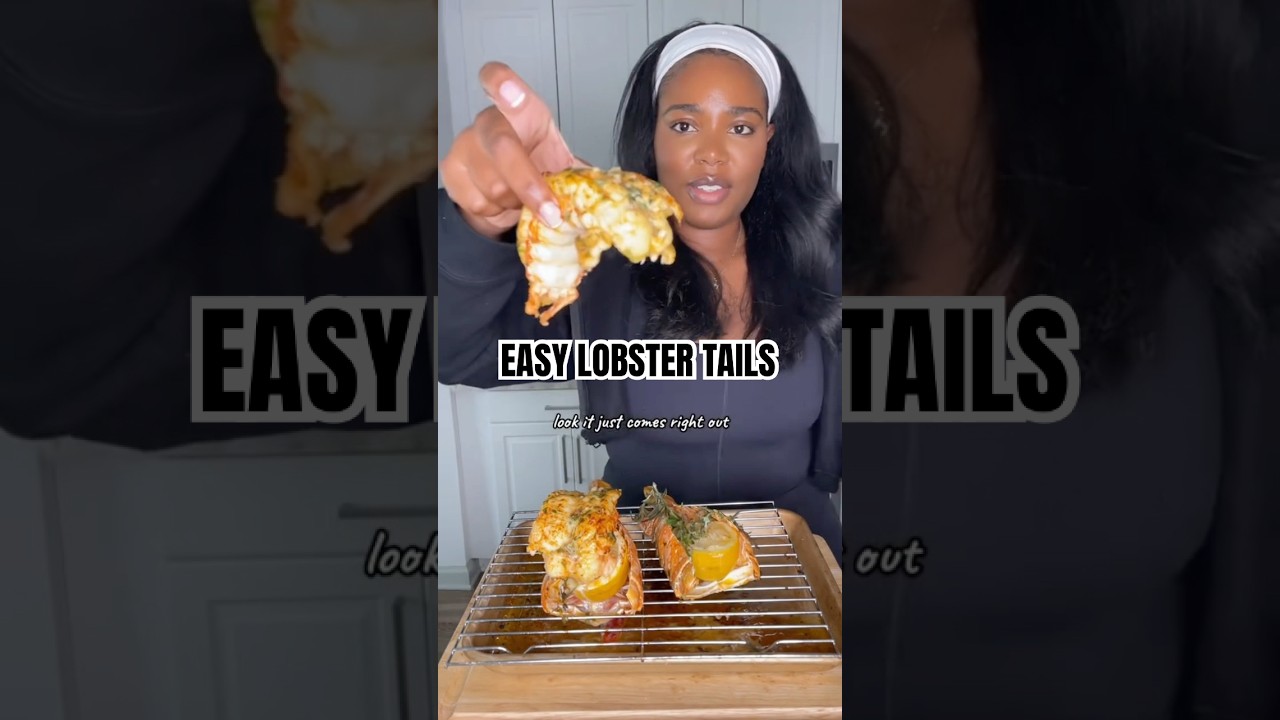 Easy Baked Lobster Tail Recipe #cooking #seafood #lobster #easyrecipe