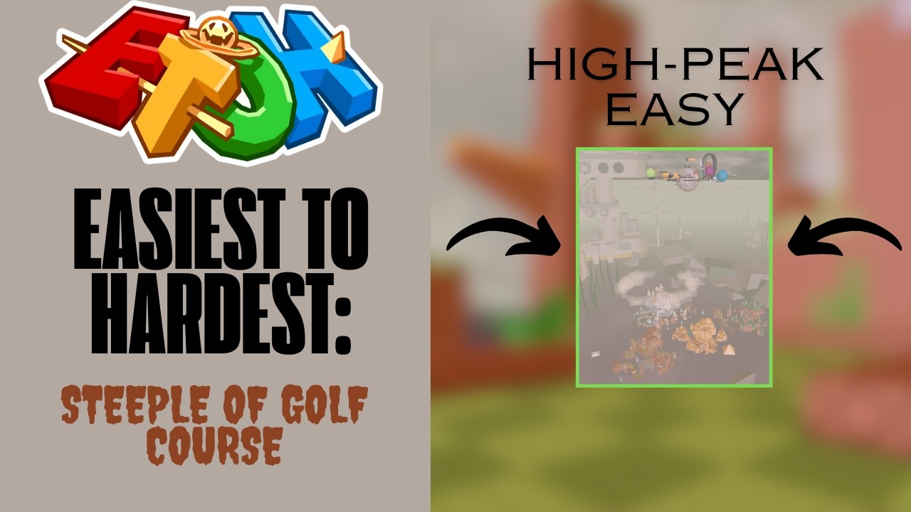 Поле для гольфа Steeple of Golf Course (EToH, от самого легкого до самого сложного, № 17)