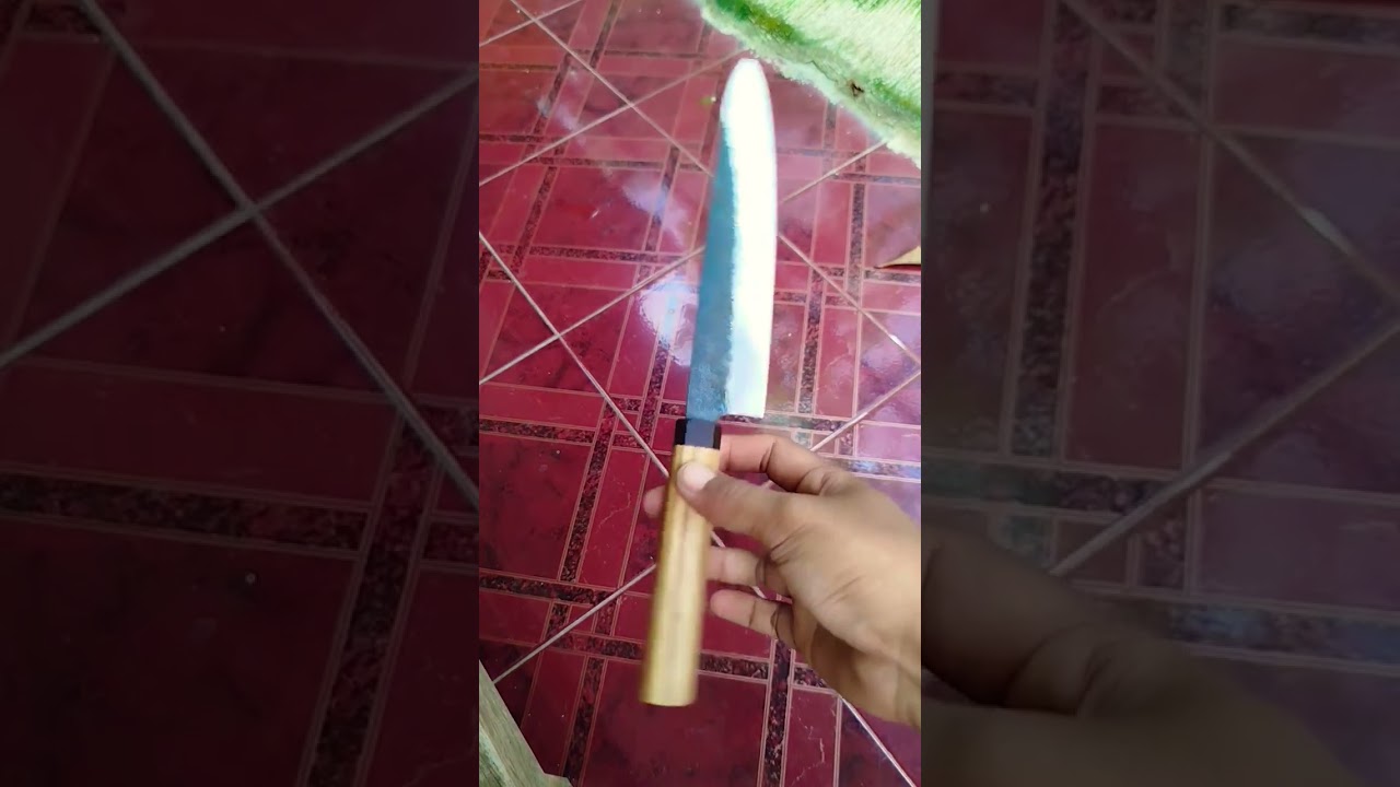 180mm GYUTO, forge leafspring steel #chefknife #chefknives #gyuto #japaneseknife #pisaudapur