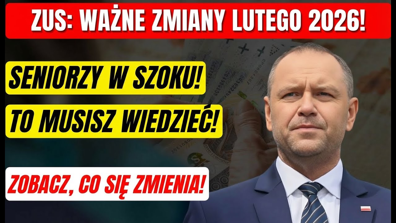 ZUS Zmiany w luty 2026: Ważne aktualizacje emerytalne, które musisz znać