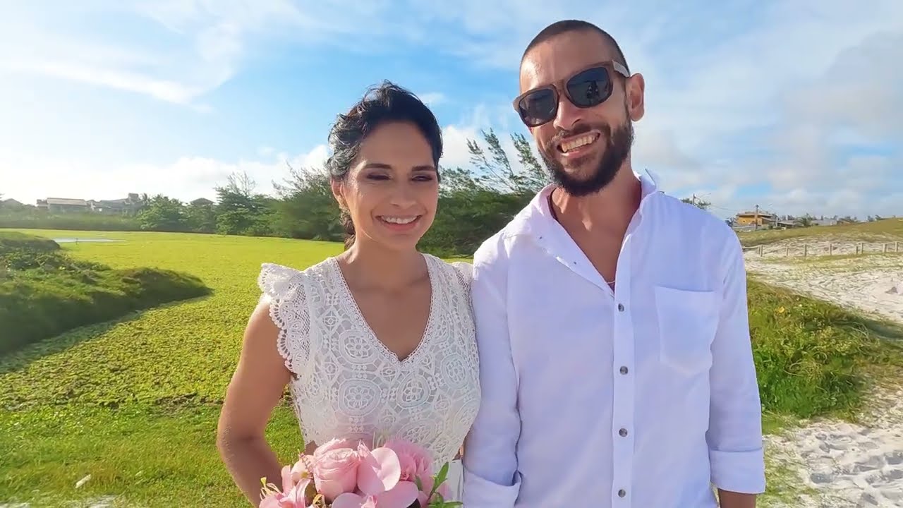 Casamento Íntimo na Praia Cerimônia Simbólica Elopement Wedding em Cabo Frio Bodas Rio de Janeiro 🇧🇷