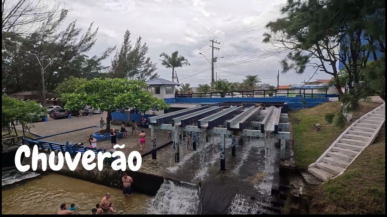 Fomos conhecer o chuverão em Jaguaruna/SC