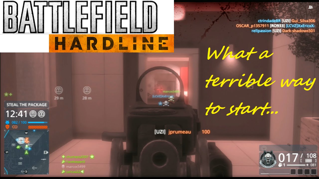 Battlefield Hardline PS3 Multiplayer Gameplay - What a terrible way to start...