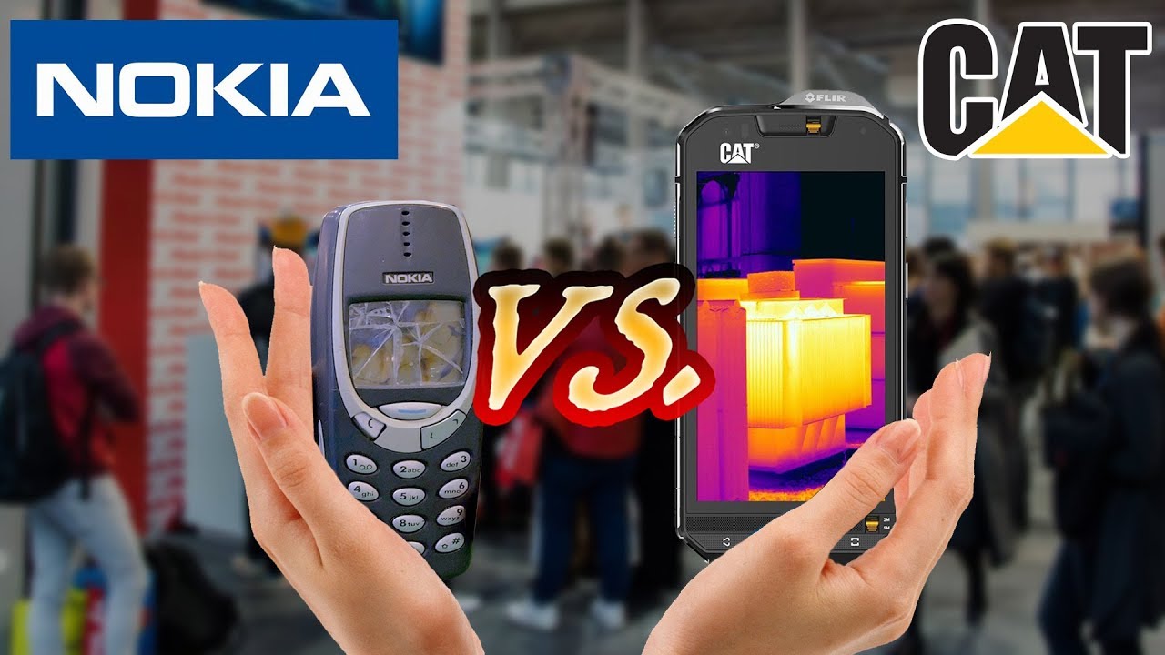 Nokia 3310 vs CAT S60 🛠 Starcie Tytanów