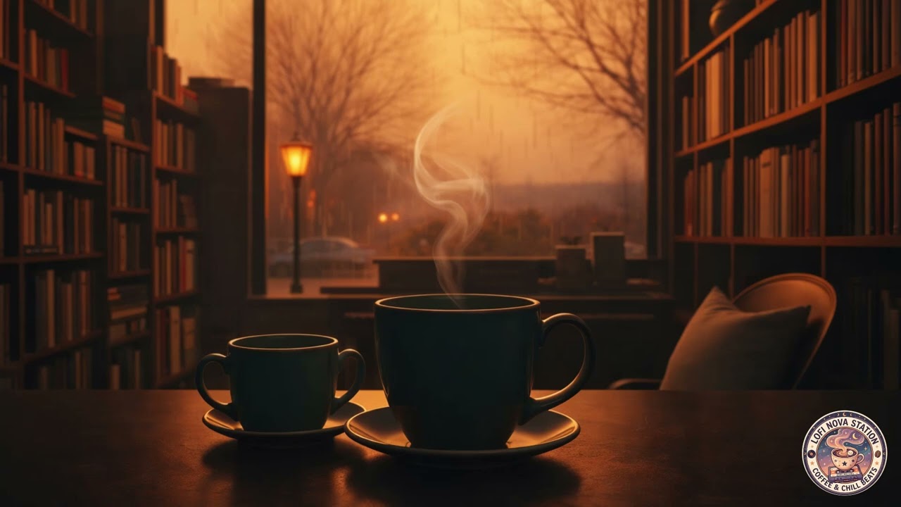Relaxing Study Music | Cozy Coffee Shop ☕ Vol.19 – Lofi Hip Hop & Soft Jazz Piano | Chill Background