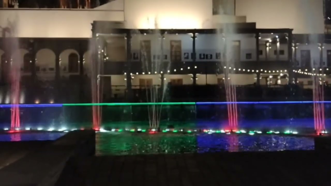Córdoba fuentes danzantes.Cover Canción Un millón de Rosas. Original Pedro Fernández, Versión Cumbia