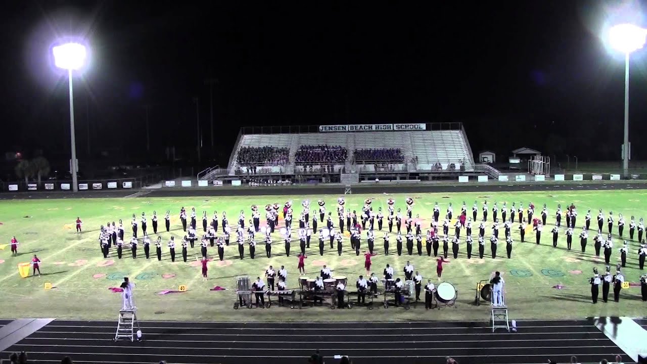 Treasure Coast High School Marching Band MPA 2015