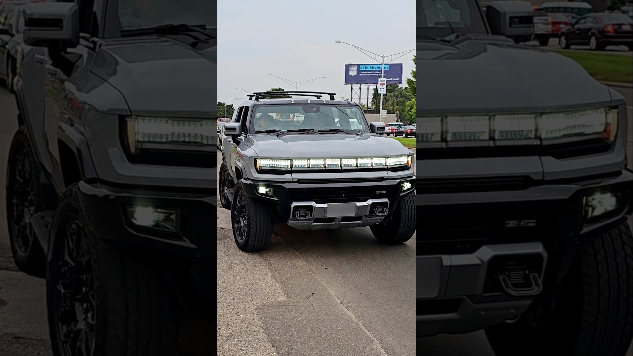 GMC Hummer EV Crabwalk Drive By Woodward Dream Cruise 2024