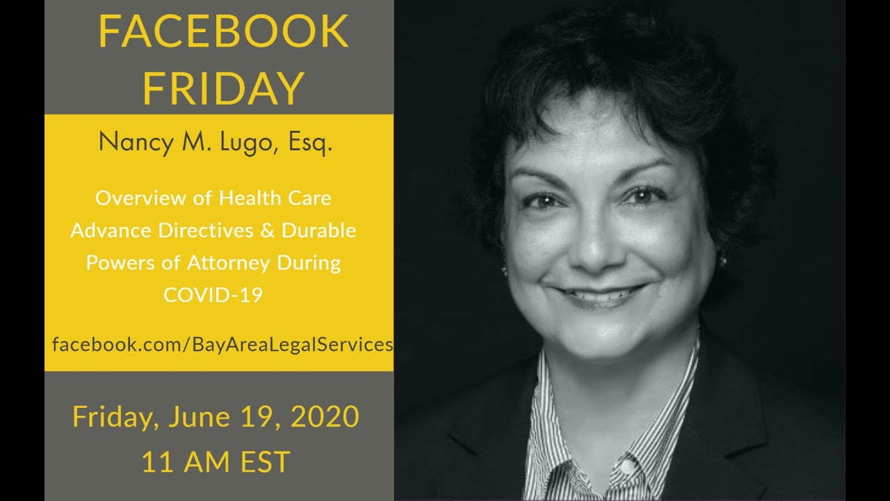#LegalAnswersLive: Health Care Advance Directives and Durable Powers of Attorney during COVID-19
