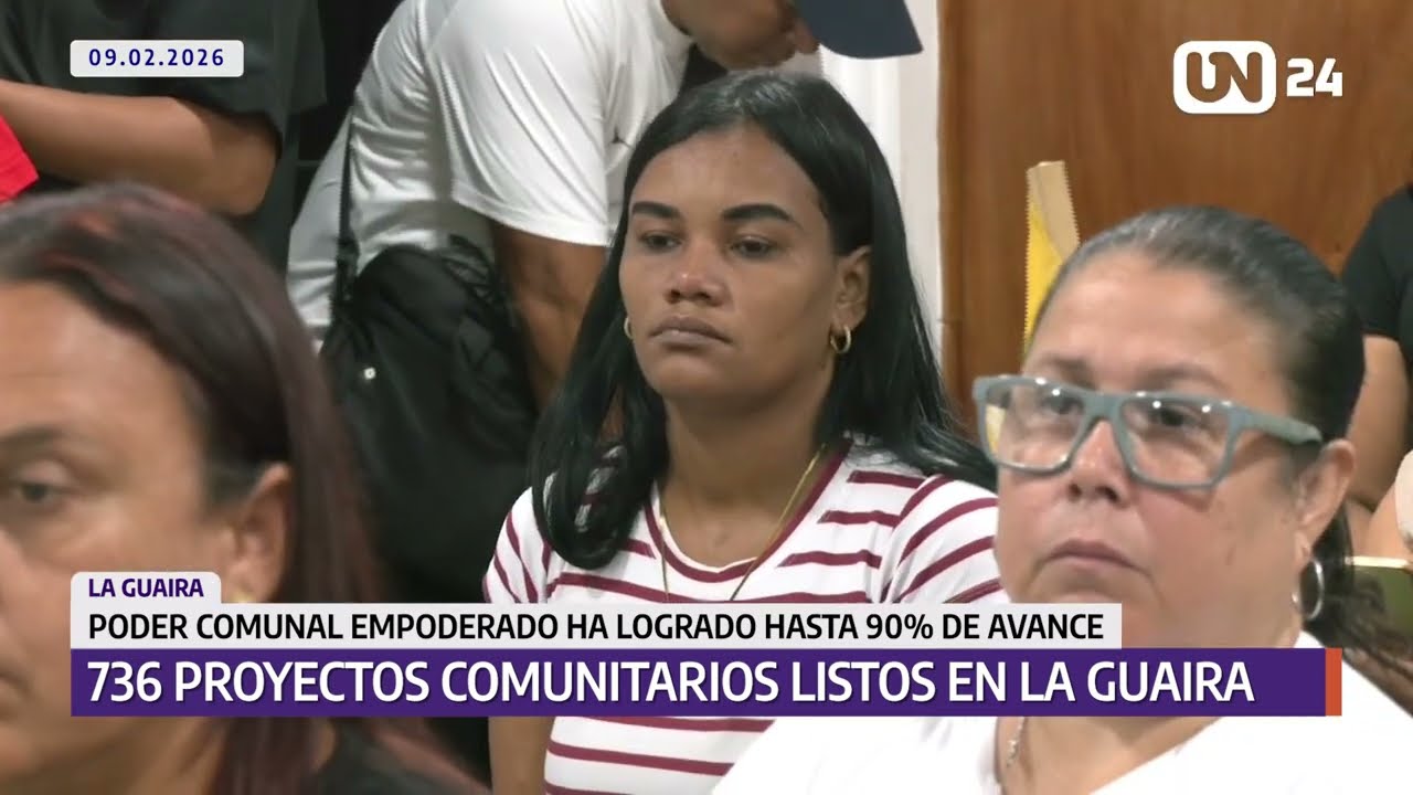 736 proyectos comunitarios de La Guaira avanza en 90%