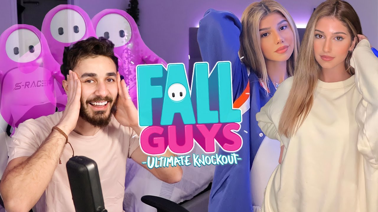 Fall Guys - (😂اكثر لعبة تضحك مع شيرين و سيدرا بيوتي (فول قايز