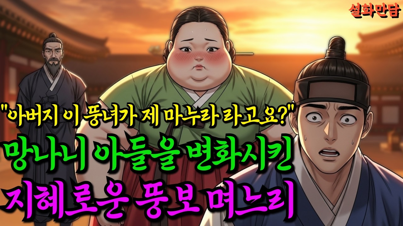 망나니 아들을 변화시킨 지혜로운 뚱보 며느리 