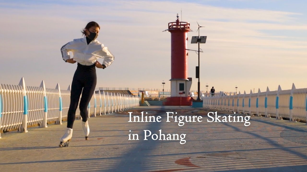 Inline Figure Skating in Pohang | 포항을 배경으로 피겨를 타면?